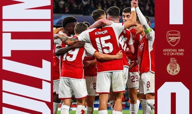 【欧冠】特罗萨尔扳平，拉亚2扑点，阿森纳晋级8强